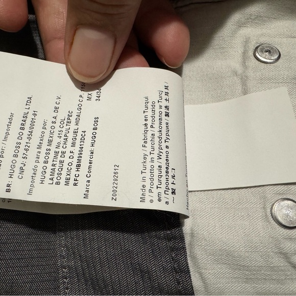 NEW WITHOUT🙍🏻‍♂️HUGO BOSS Gray Dress Pants for Men, - Picture 6 of 8